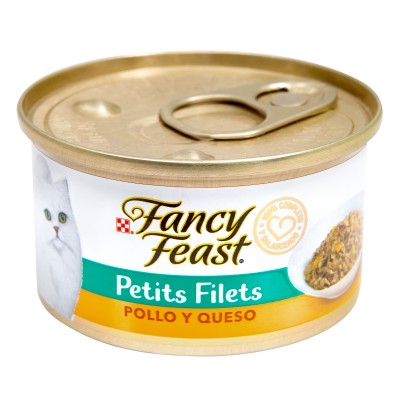 Comida Húmeda Para Gato Fancy Feast Petits Filets Pollo Y Queso